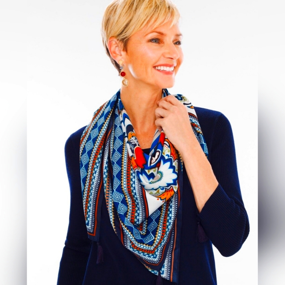 Brand New St. Moritz Paisley Scarf